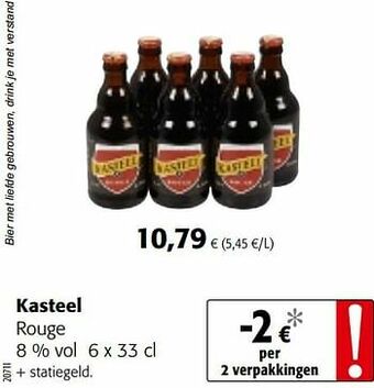 Colruyt Kasteel rouge aanbieding