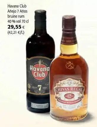 Colruyt Havana club añejo 7 años bruine rum aanbieding