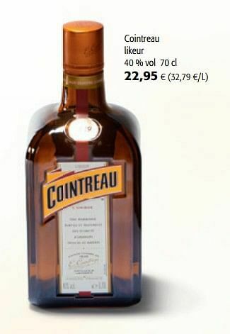 Colruyt Cointreau likeur aanbieding
