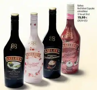 Colruyt Baileys red velvet cupcake crèmelikeur aanbieding