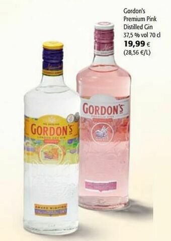 Colruyt Gordon`s premium pink distilled gin aanbieding