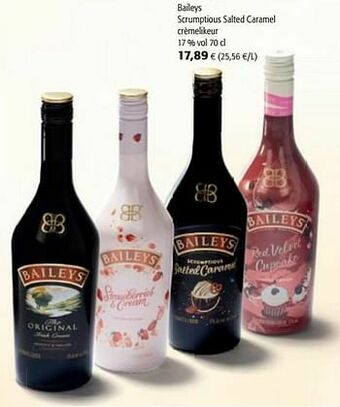 Colruyt Baileys scrumptious salted caramel crèmelikeur aanbieding