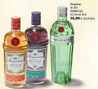 Colruyt Tanqueray nr. ten distilled gin aanbieding