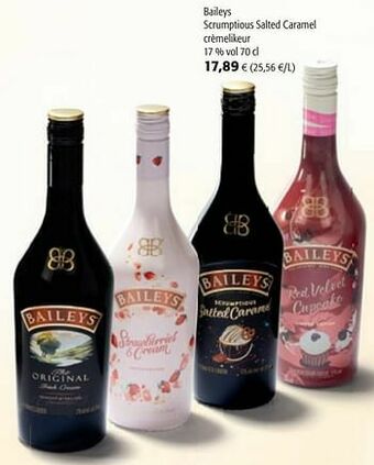 Colruyt Baileys scrumptious salted caramel crèmelikeur aanbieding