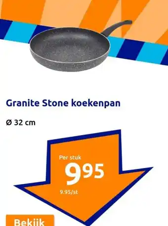Action Granite Stone koekenpan Ø 32 cm aanbieding