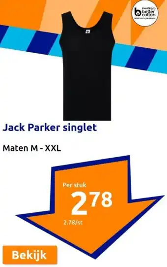 Action Jack Parker singlet aanbieding