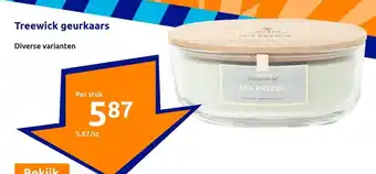 Action Treewick geurkaars aanbieding