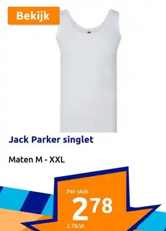 Action Jack Parker singlet aanbieding
