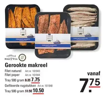Sligro Gerookte makreel aanbieding