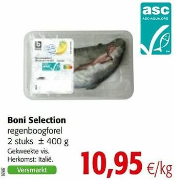 Colruyt Boni selection regenboogforel aanbieding