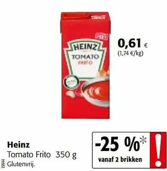 Colruyt Heinz tomato frito aanbieding