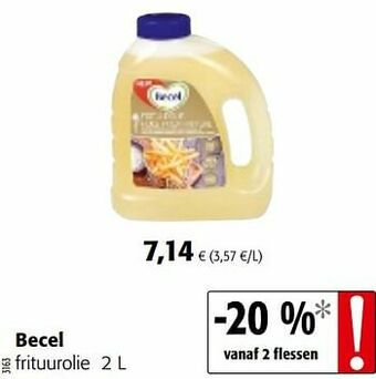 Colruyt Becel frituurolie aanbieding