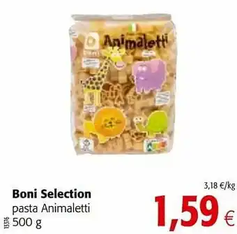 Colruyt Boni selection pasta animaletti aanbieding