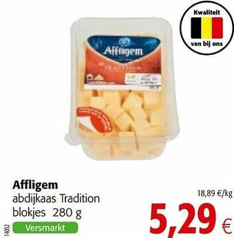 Colruyt Affligem abdijkaas tradition aanbieding