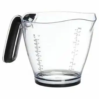 Maatbeker 1liter Transparant