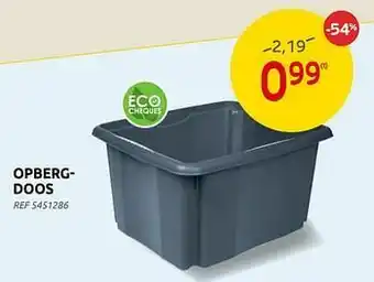 Brico Opbergdoos aanbieding