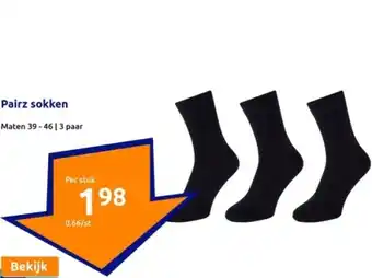Action Pairz sokken aanbieding