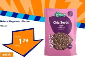 Action Natural Happiness chiazaad aanbieding