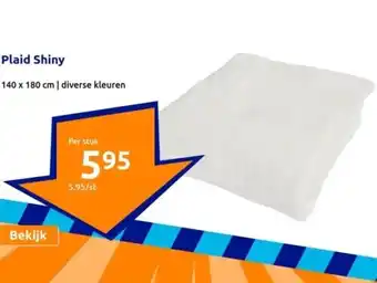 Action Plaid Shiny aanbieding