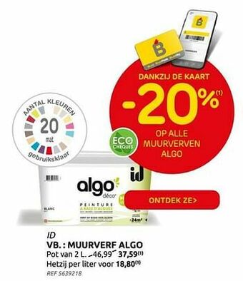 Brico Muurverf algo aanbieding