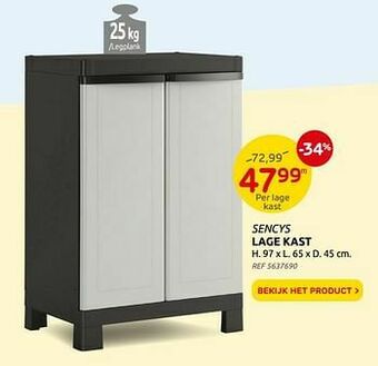 Brico Lage kast aanbieding