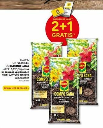 Brico Universele potgrond sana aanbieding