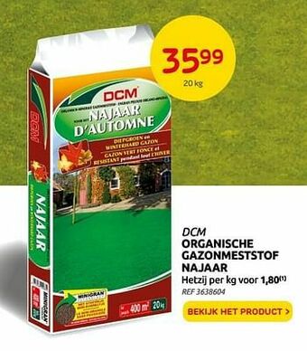 Organische gazonmeststof najaar