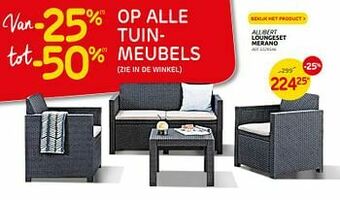 Brico Loungeset merano aanbieding