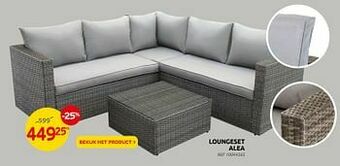 Brico Loungeset alea aanbieding
