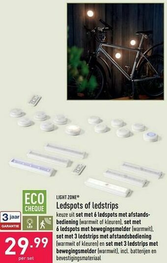 Ledspots of ledstrips