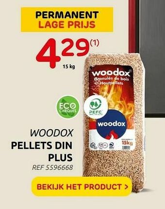 Brico Pellets din plus aanbieding