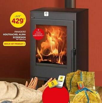 Brico Houtkachel alina ecodesign aanbieding