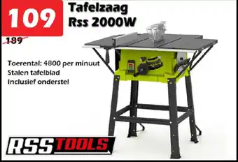 iTEK Tafelzaag Rss 2000W aanbieding