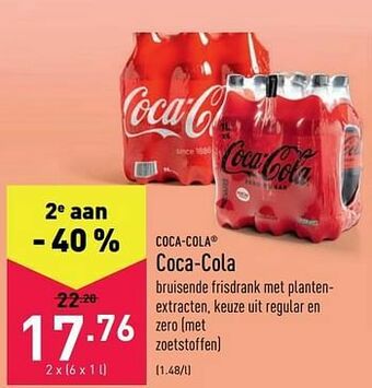 ALDI Coca-cola aanbieding