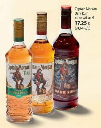 Colruyt Captain morgan dark rum aanbieding
