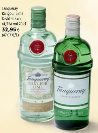 Colruyt Tanqueray rangpur lime distilled gin aanbieding