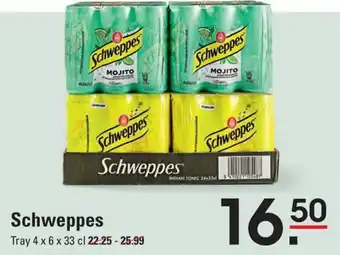 Sligro Schweppes aanbieding