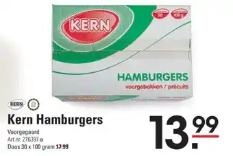 Sligro Kern Hamburgers aanbieding