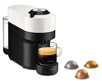 Krëfel Koffiemachine Nespresso Vertuo Pop, Coconut White aanbieding