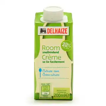 Delhaize Room 20% aanbieding