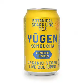Delhaize Kombucha | Raw | Ginger Lemon | Bio aanbieding
