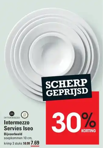 Sligro Intermezzo Servies Iseo aanbieding