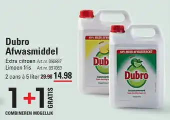 Sligro Dubro Afwasmiddel aanbieding