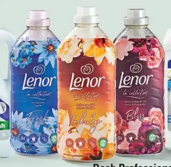 Sligro Lenor Wasverzachters Gouden orchidee Zeebries Robijn jasmijn Flacon à 84 scoops aanbieding