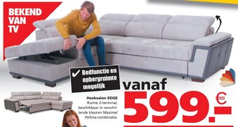 Seats and Sofas Hoeksalon Edge aanbieding