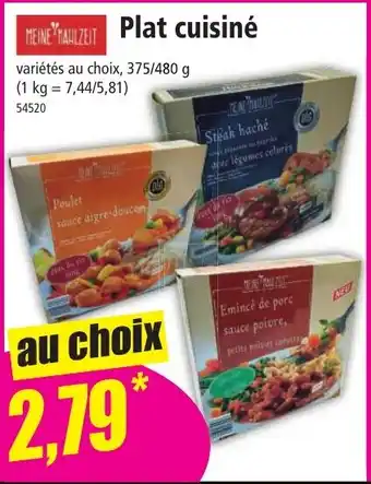 Plat cuisiné