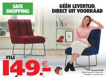Seats and Sofas Fauteuil Luxor aanbieding