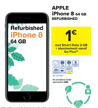 Carrefour Apple iPhone 8 64 GB aanbieding
