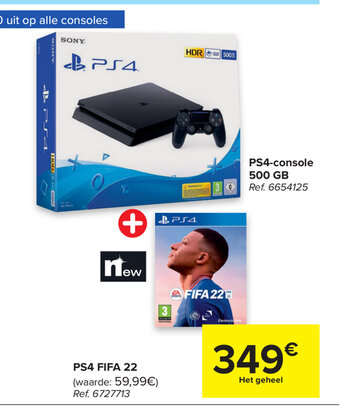 Carrefour PS4 FIFA 22 aanbieding