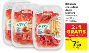 Italiaanse charcuterie Apero Montorsi